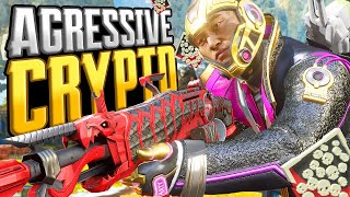 SOLO Crypto AGRESSIVE 20 KILLS Apex Legends Gameplay Season 17