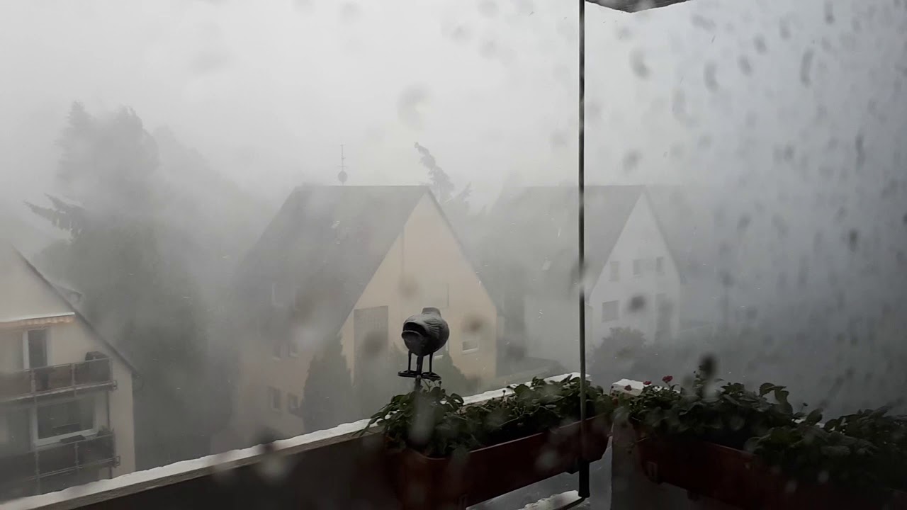 2019-08-18 Starkregen in Dreieich (10 km südlich von Frankfurt)