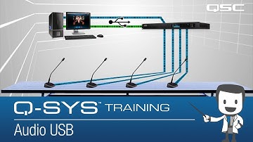 Q-SYS Training - QSC Conferencing Solution Part C: USB Audio (French)