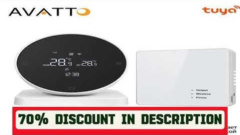 A must-have product! AVATTO Tuya WiFi Smart Thermostat?RF Wireless Receiver Temperature Controller