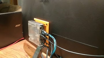 Odroid n2 vesa mounted on Samsung 4k monitor