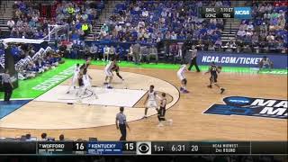 Wofford and Tenerife Action {NBA Stagger - Twirl:baseline runner}