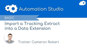 Setup an Automated Tracking Extract and Import in Salesforce Marketing Cloud