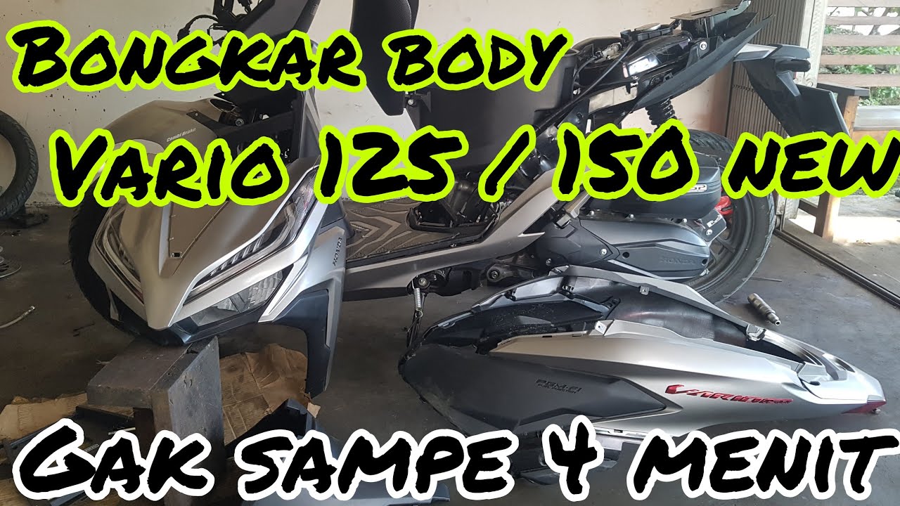 CARA MELEPAS BODY BELAKANG HONDA VARIO NEW 150 || Vario 125 , 150 LED