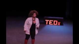 Barely recognizable: Lisa Nichols at TEDxCalicoCanyon