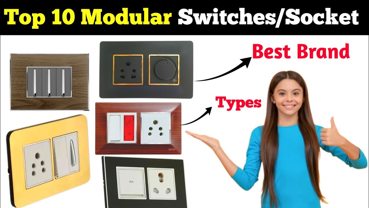India Top 10 Company Electric Modular Fitting Switches & Accessories | best switches for home |