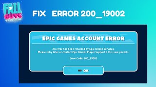 How to fix Error 200_19002/200 19002 error in Fall Guy screenshot 3