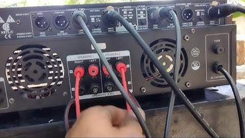 2way, single amplifier with mixer and crossover connection, separate audio