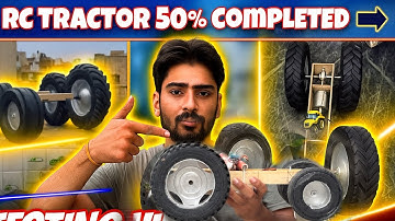 Rc tractor banane ka tarika | how to make rc tractor only using pvc pipe and bo dc motor 