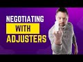 How to negotiate with adjusters  restoration company