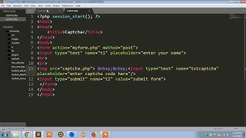 How to create captcha code in php