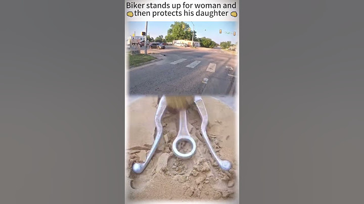 Biker stands up for woman and then protects his daughter 👊 bikers #reels #viralvideos