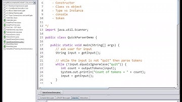 4.5 Parsing Strings with Scanner