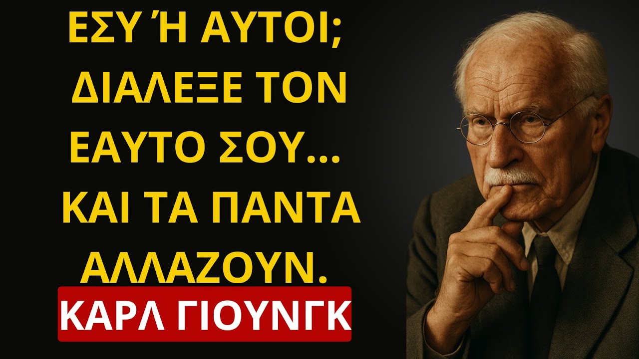 ΤΙ ΑΛΛΑΖΕΙ ΟΤΑΝ ΑΡΧΙΖΕΙΣ ΝΑ ΕΠΙΛΕΓΕΙΣ ΤΟΝ ΕΑΥΤΟ ΣΟΥ ΠΡΩΤΑ | CARL JUNG