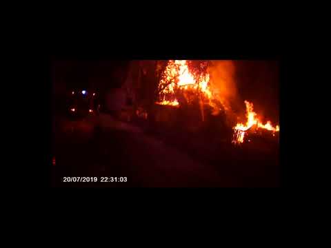 Толочинский район, д Уголевщина, пожар дома и бани