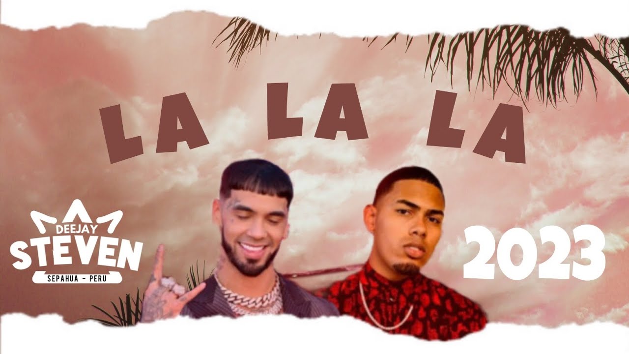 Myke Towers - LA LA (Lyric video) - YouTube