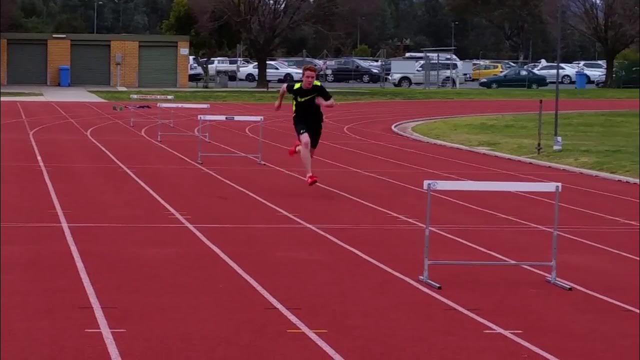 Hurdles 7 step drill 2 step 1 extra hurdle 9 step YouTube