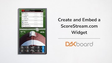 Create and Embed a ScoreStream Widget