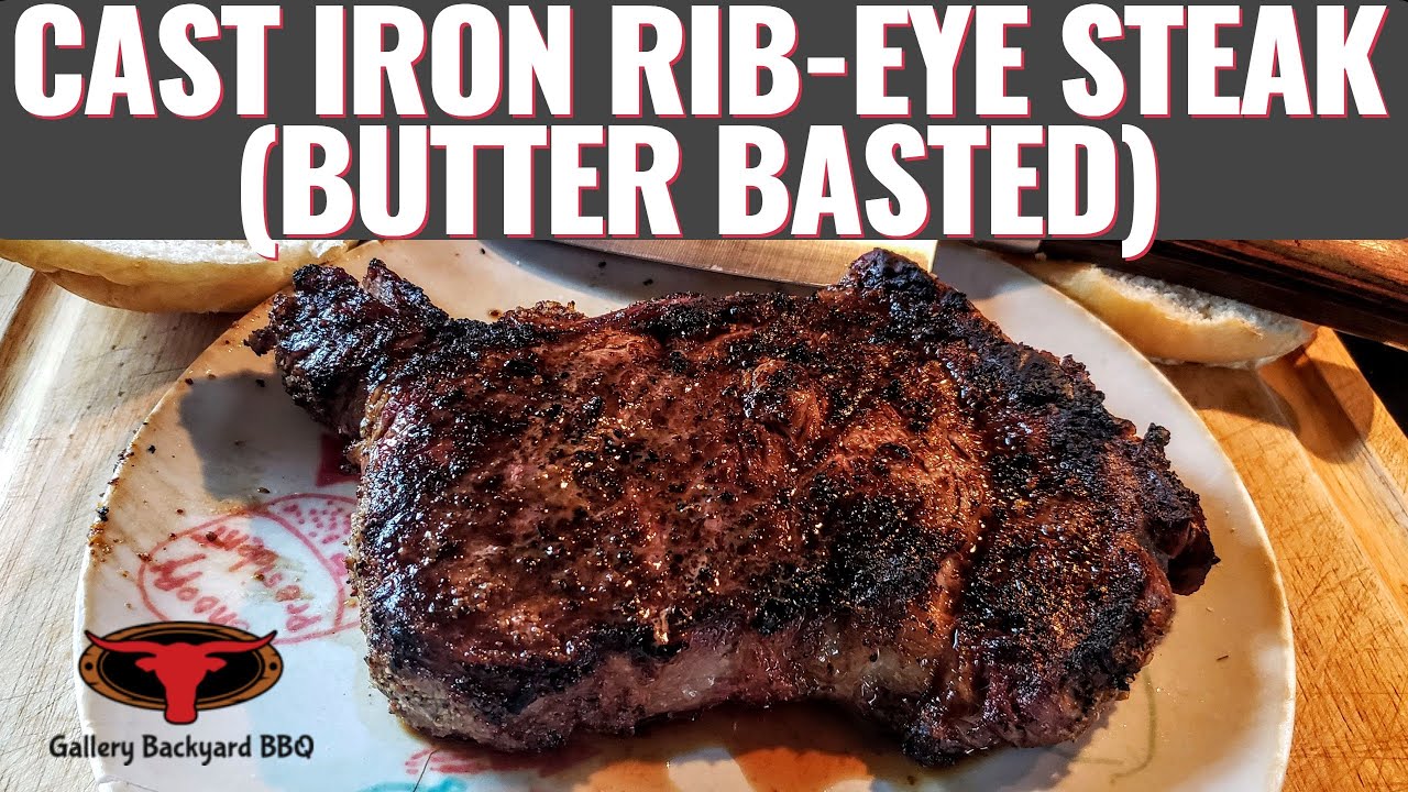 Perfect Cast Iron Steak {Herb Butter Basted!} - Plays Well With Butter