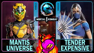 MK1 Mantis Universe222 (CYRAX) VS Tender Expensive999 (KITANA)🥊Mortal Kombat 1🥊4K 60ᶠᵖˢ