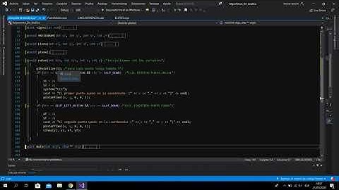 C++ Dibujar una recta por Bresenham (OpenGL)
