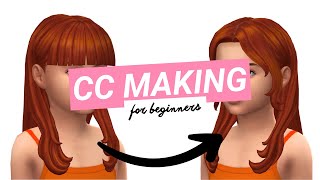 How to make HAIRSTYLES for THE SIMS 4 | Tutorial