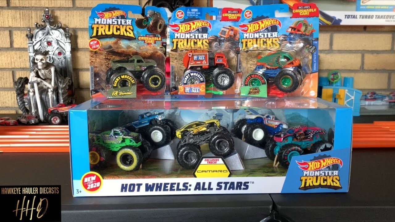 hot wheels monster jam 5 pack