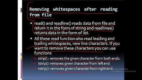 CLASS XII(CS) File Handling with Strip function and with statement