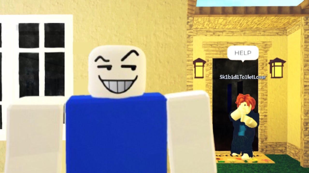 Trapping Bloxburg NOOBS In Our House!