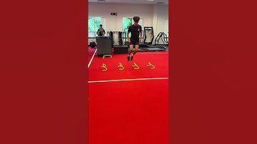 Lateral Hurdle Jumps w/ Mini Bounce AE