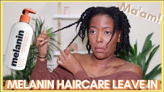 MELANIN HAIRCARE MULTI USE SOFTENING LEAVE IN 4 WAYS ON 4C HAIR | KandidKinks