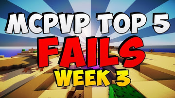 Minecraft | MCPVP Top 5 FAILS | Week #3 Creeper Surprise