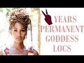 My 2 Year Permanent GODDESS LOCS Journey || Human Hair Goddess Loc Extensions