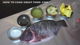 Garlic Lemon Butter Fish Recipe - Super Easy Tilapia