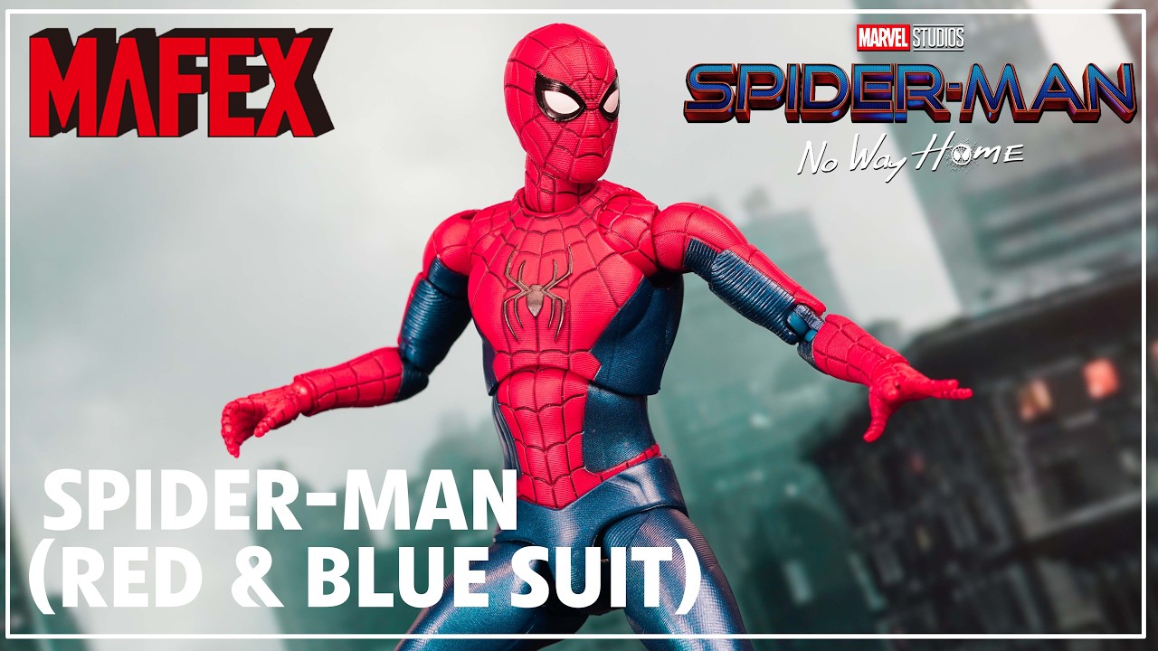 Mafex No.262 Spider-Man Red and Blue Suit Unboxing & Review - YouTube