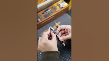 The Titanium Tactical Bolt-Action Pen Assembly