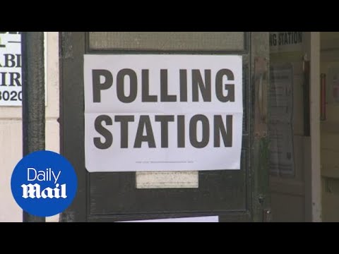 Candidates for Mayor of London cast votes around the city - Daily Mail