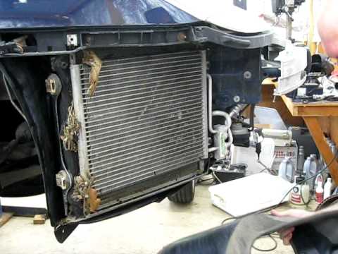 Cleaning a Porsche 996's radiators - YouTube 2001 porsche boxster fuse diagram 