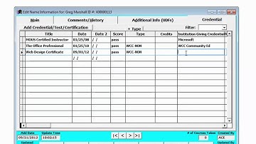 The Credential System - Student Manager