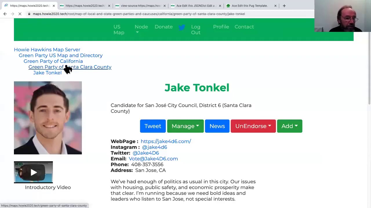 Green Party Maps - Christopher Lozinski