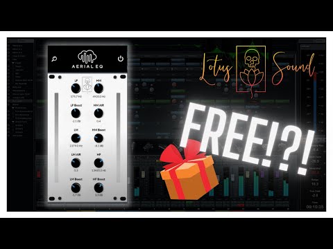 AERIAL EQ : le nouveau PLUGIN GRATUIT de LOTUS SOUND pour noël ;)