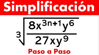 simplificación de raíces cubicas paso a paso