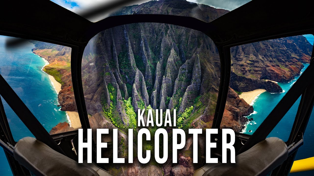 HELICOPTER Tour of KAUAI | Mauna Loa Helicopter tours