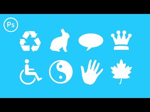 How to Create Custom Shapes & Symbols | Photoshop CC Tutorial