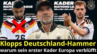44 Spieler? Klopps Deutschland Hammer Warum Sein Erster Kader Europa Verblüfft
