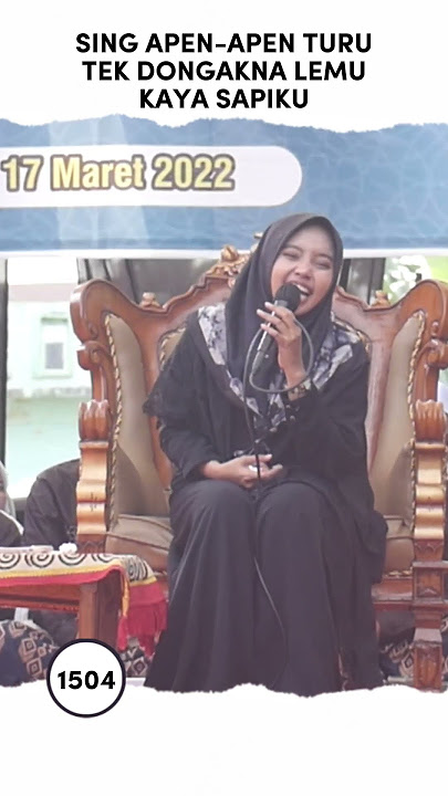 Sing apen-aoen turu tek dongakna lemu kaya sapiku #lucu #mumpuni