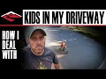 Guy deals with little kid who sets off his driveway cam every day