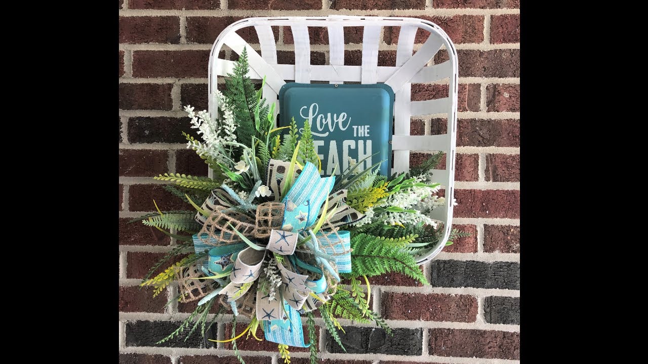 how to hang a tobacco basket
