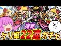 【ゆっくり実況】迎え入れるはどの姫様！？ケリ姫確定ガチャ22連回してみた！！【にゃんこ大戦争#96】