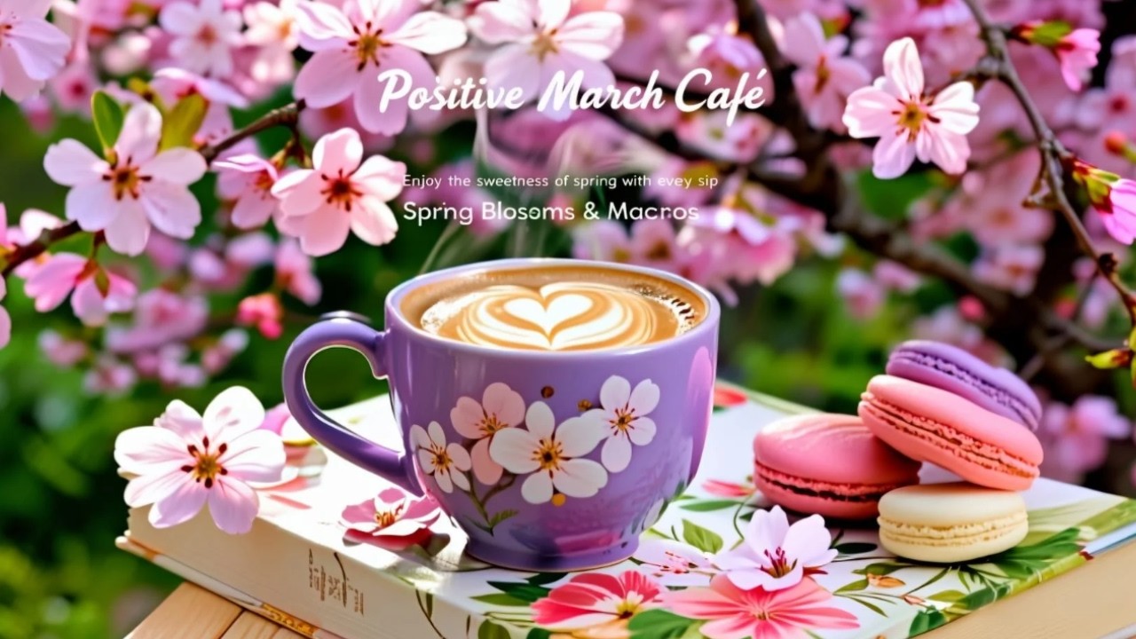 Morning Jazz ☕ Positive March Cafe & Delicate Bossa Nova Piano for Relax Study